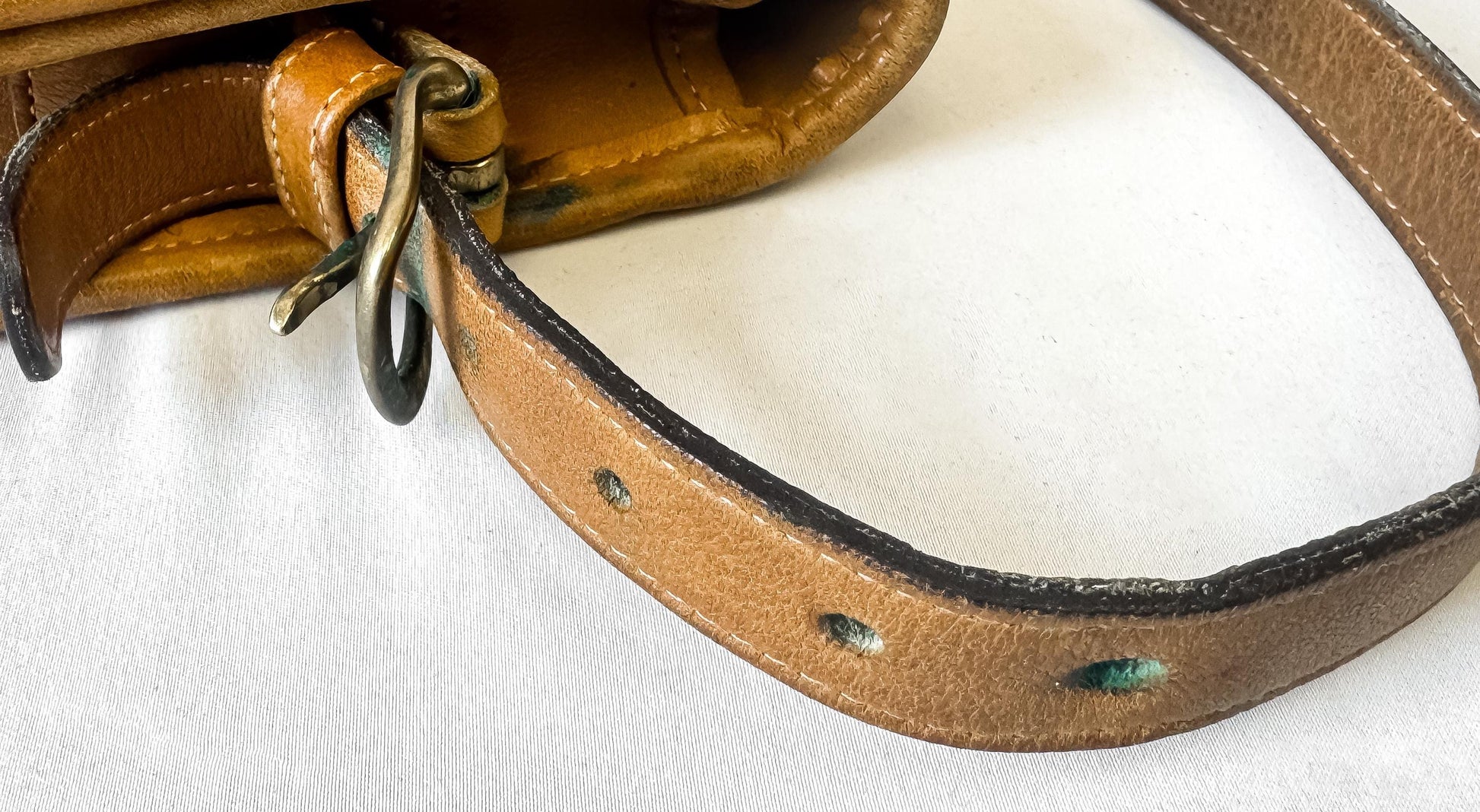 Vintage 70s Coach Tan Leather Saddle Pouch Crossbody Purse, Unique Rare Collectors Coach Bag