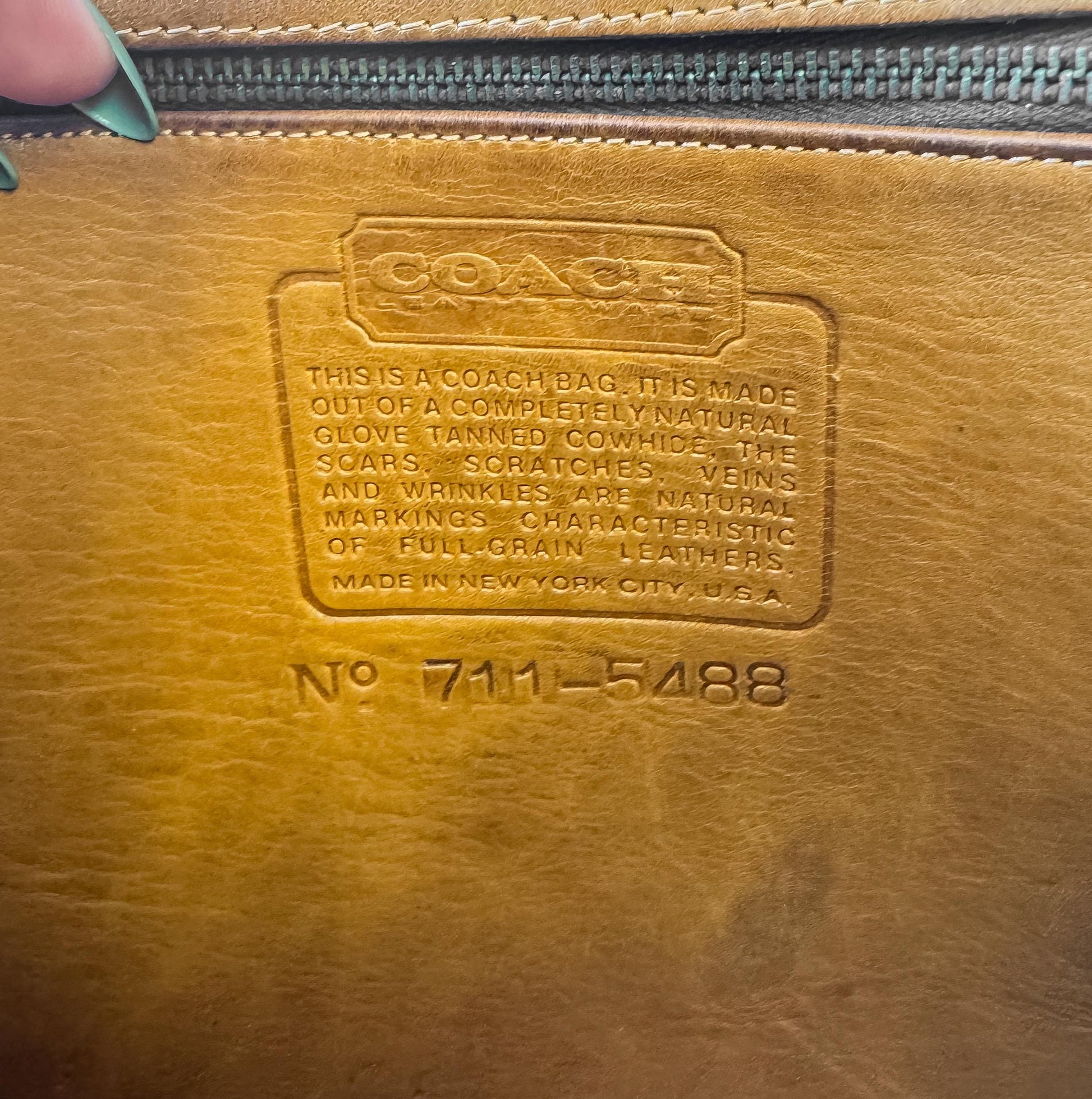 Vintage 70s Coach Tan Leather Saddle Pouch Crossbody Purse, Unique Rare Collectors Coach Bag