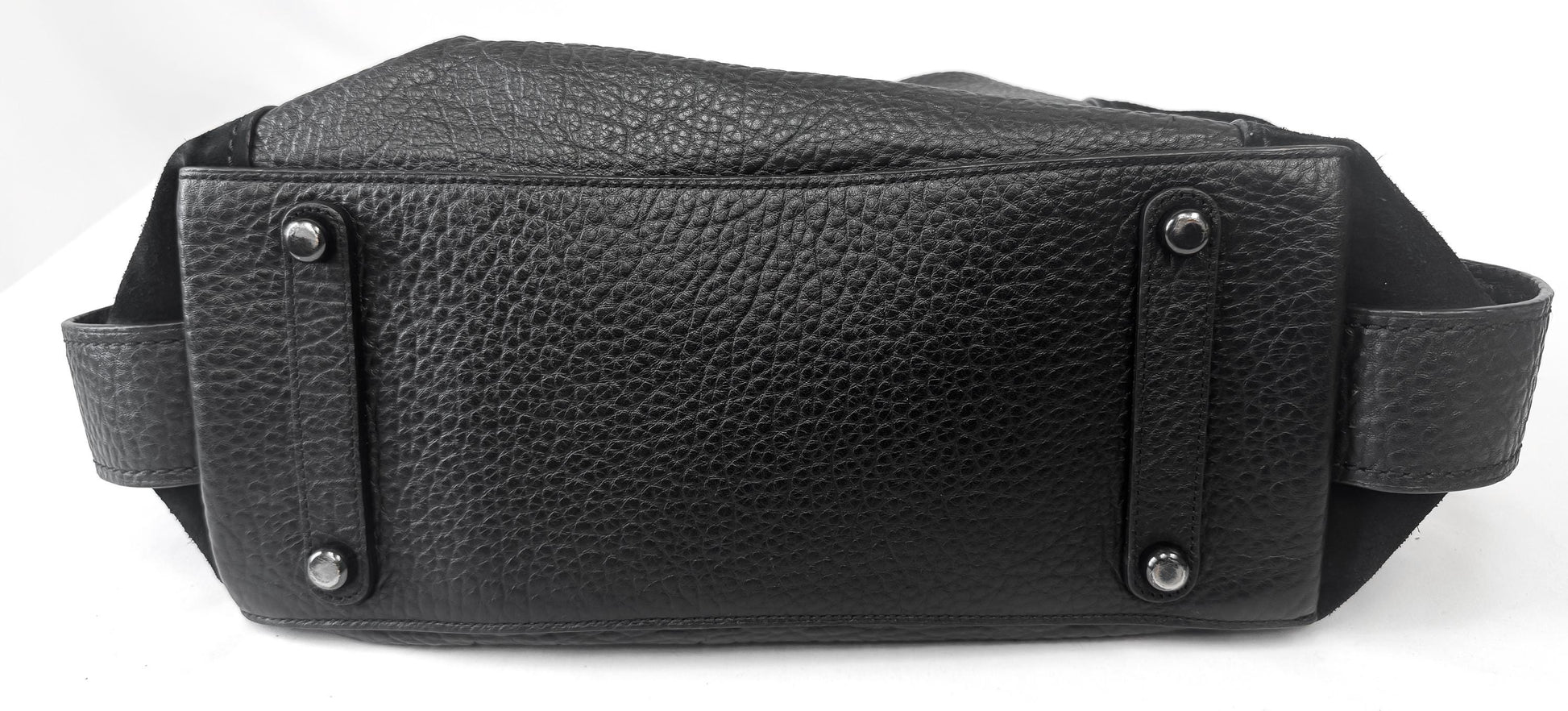 Modern Coach Edie 42 Black Leather Suede Slouchy Shoulder Bag, Style 57647