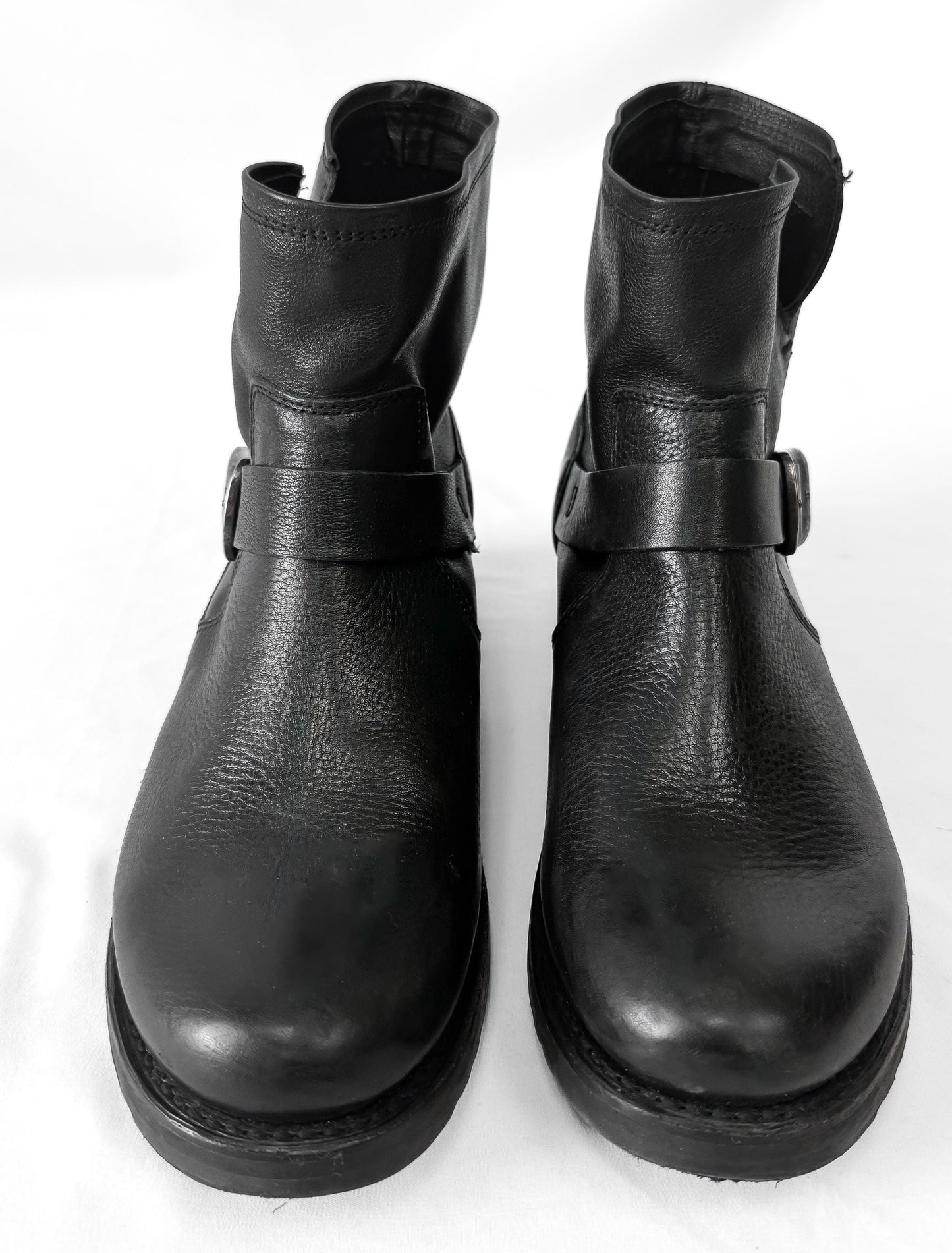 Vintage Style Frye Veronica Flex Black Leather Ankle Booties, Women's Sz. 10B