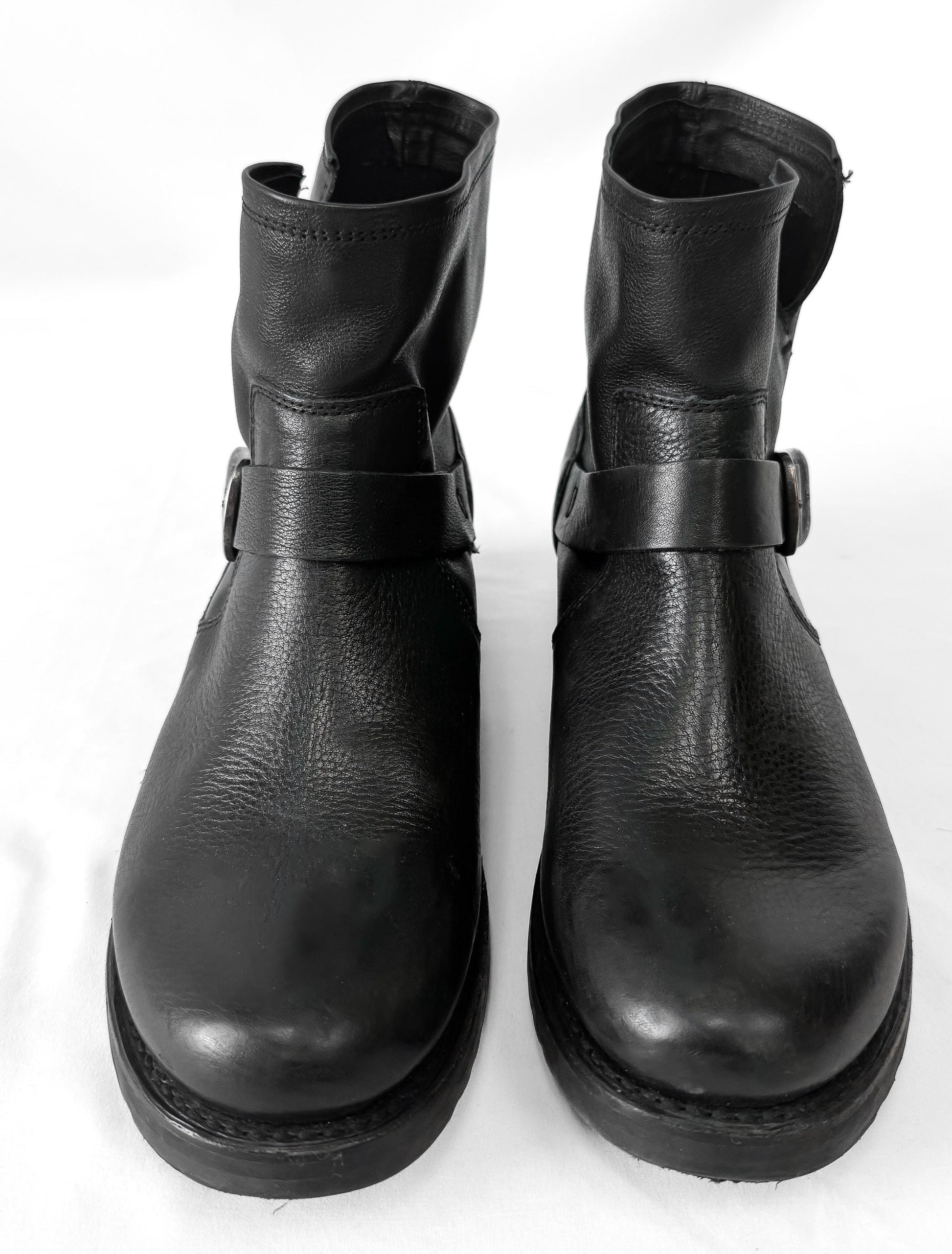 Vintage Style Frye Veronica Flex Black Leather Ankle Booties, Women's Sz. 10B
