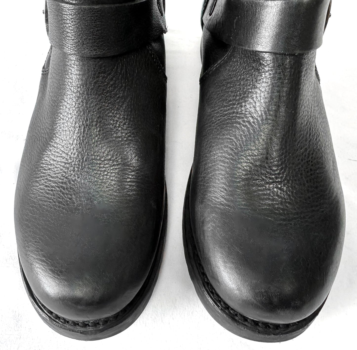 Vintage Style Frye Veronica Flex Black Leather Ankle Booties, Women's Sz. 10B