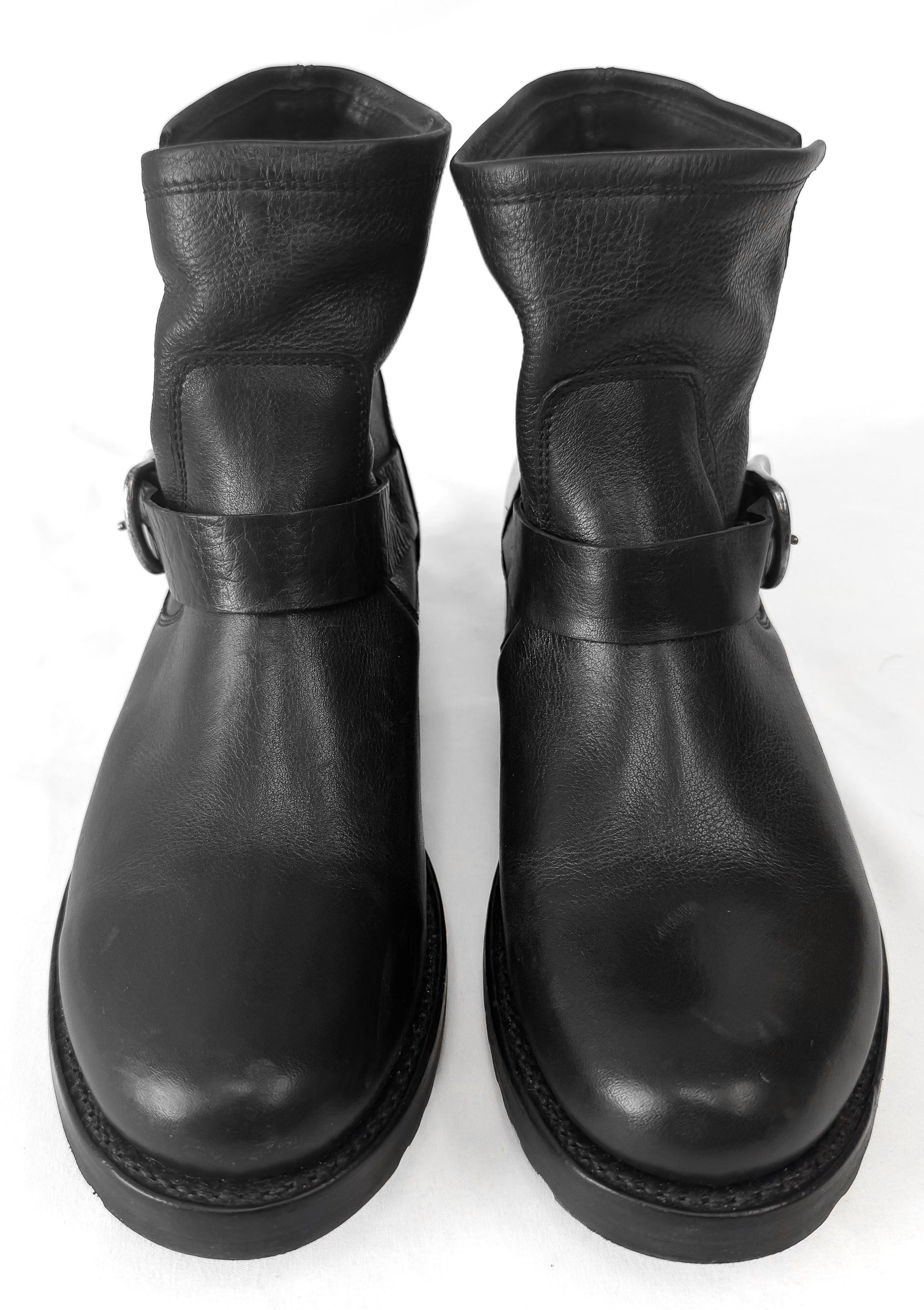 Vintage Style Frye Veronica Flex Black Leather Ankle Booties, Women's Sz. 9B