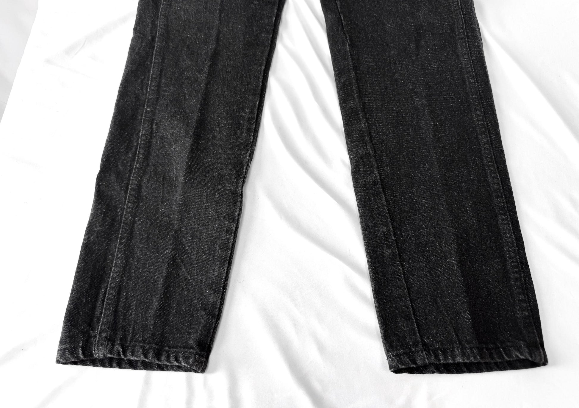 Vintage Wrangler Black Faded Single Pocket Tapered Denim Jeans, Sz. 28" x 30.5", Vintage Western Jeans