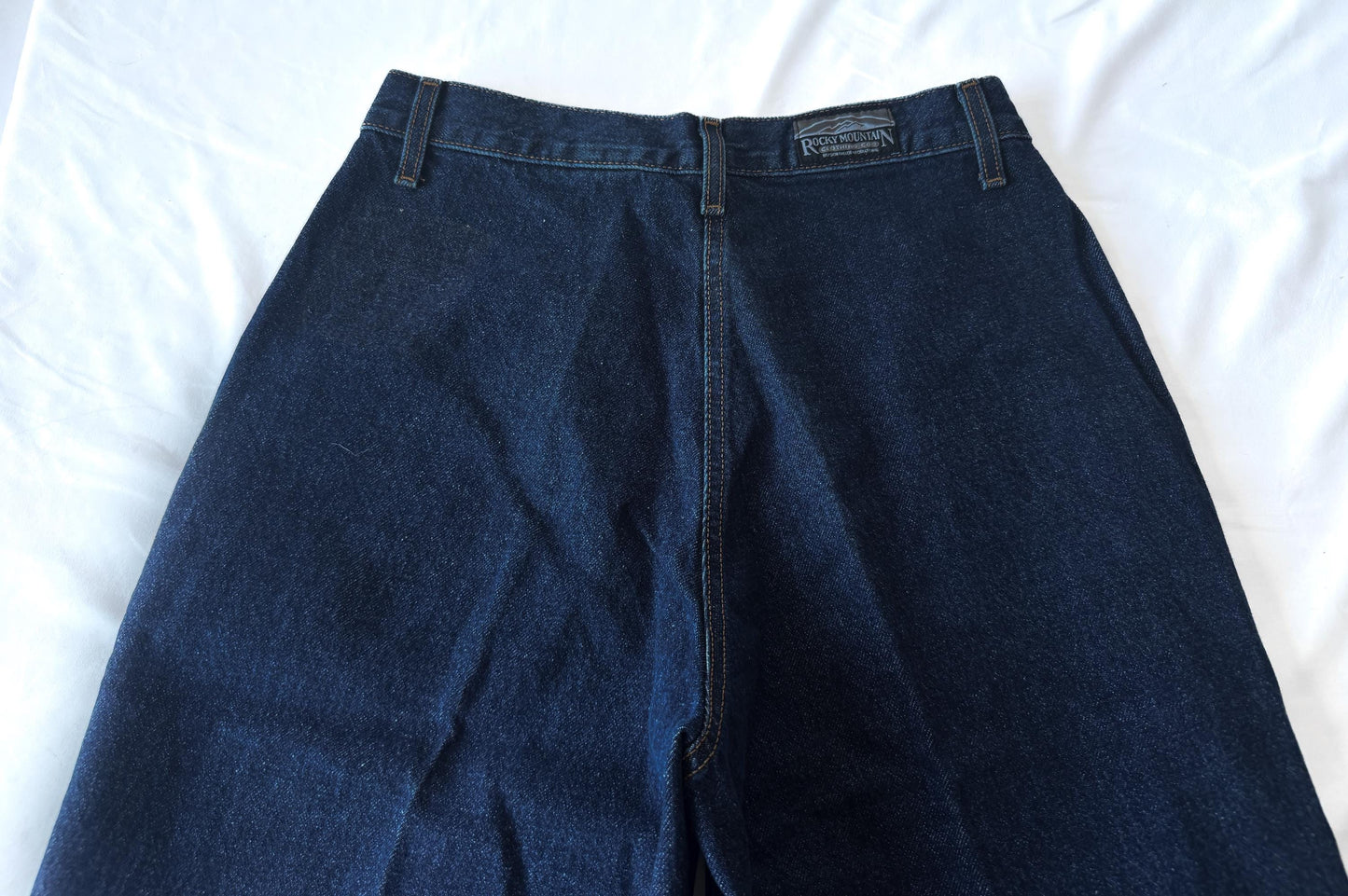 Vintage Rockies Dark Wash High Rise Tapered Leg Jeans, Sz. 30" x 36", Vintage Western Jeans