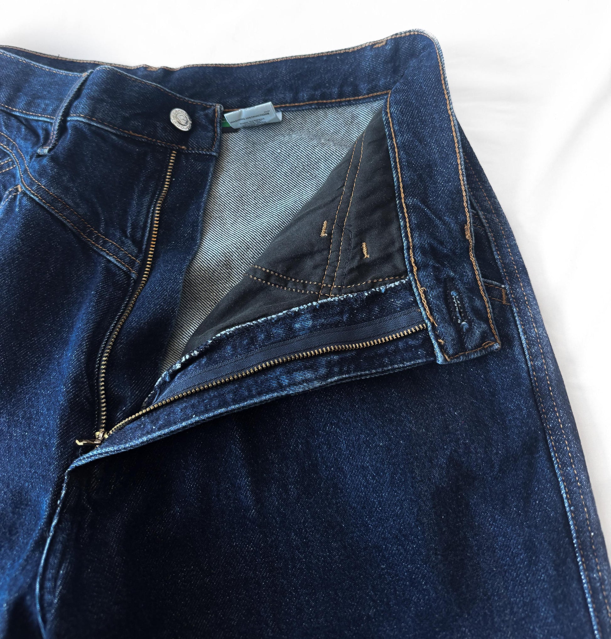 Vintage Rockies Dark Wash High Rise Tapered Leg Jeans, Sz. 30" x 36", Vintage Western Jeans