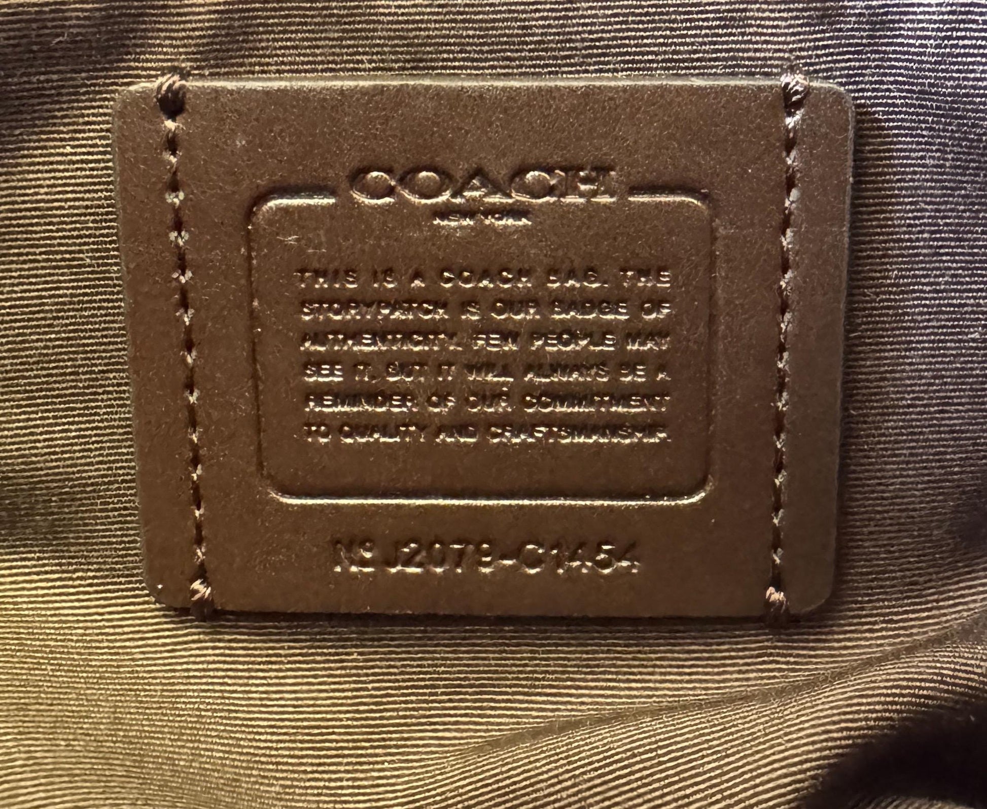 Modern NWOT Coach Maya Redwood Brown Pebbled Leather Shoulder Bag, Style 1454