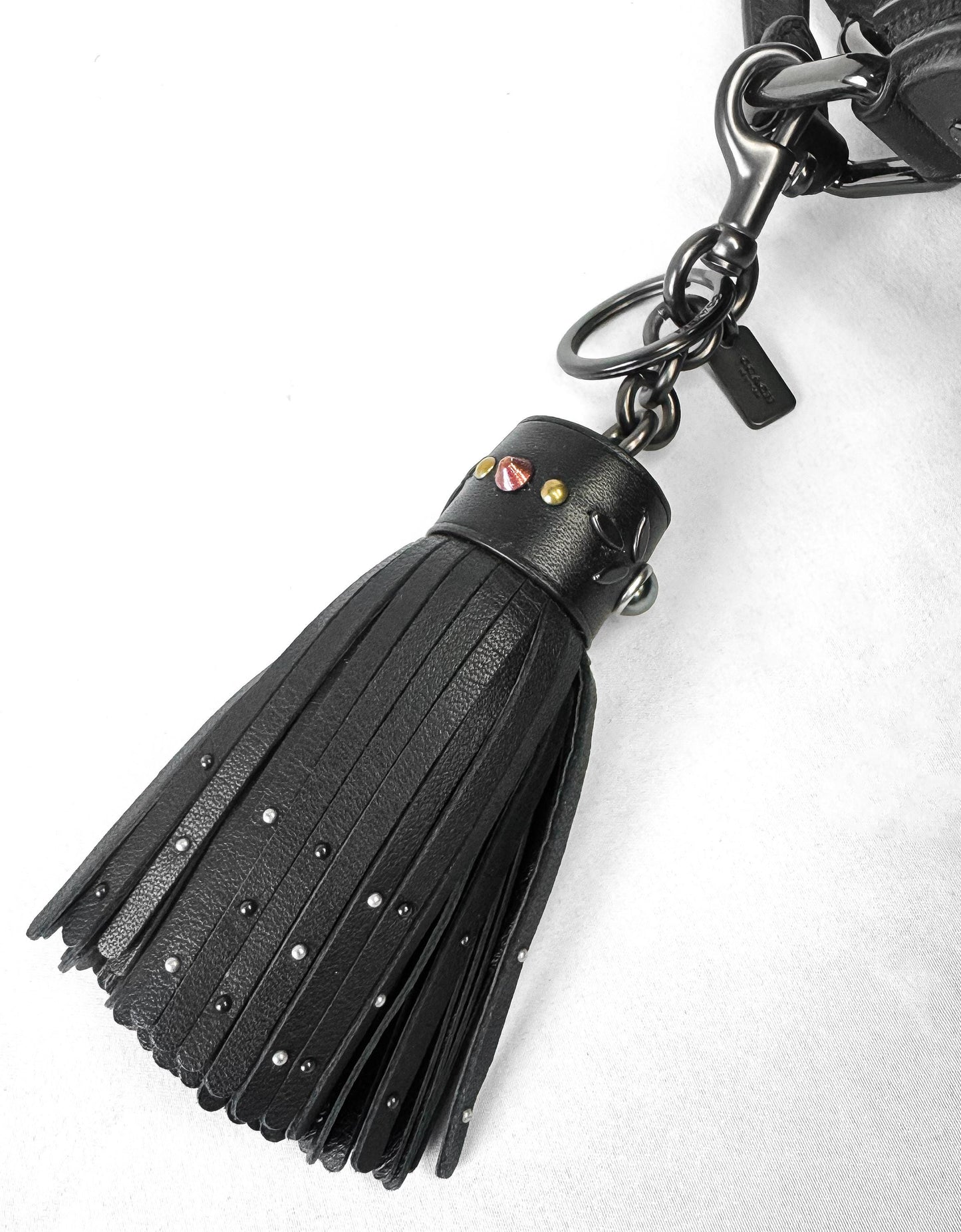 Modern Coach Edie 42 Black Leather Suede Slouchy Shoulder Bag, Style 57647