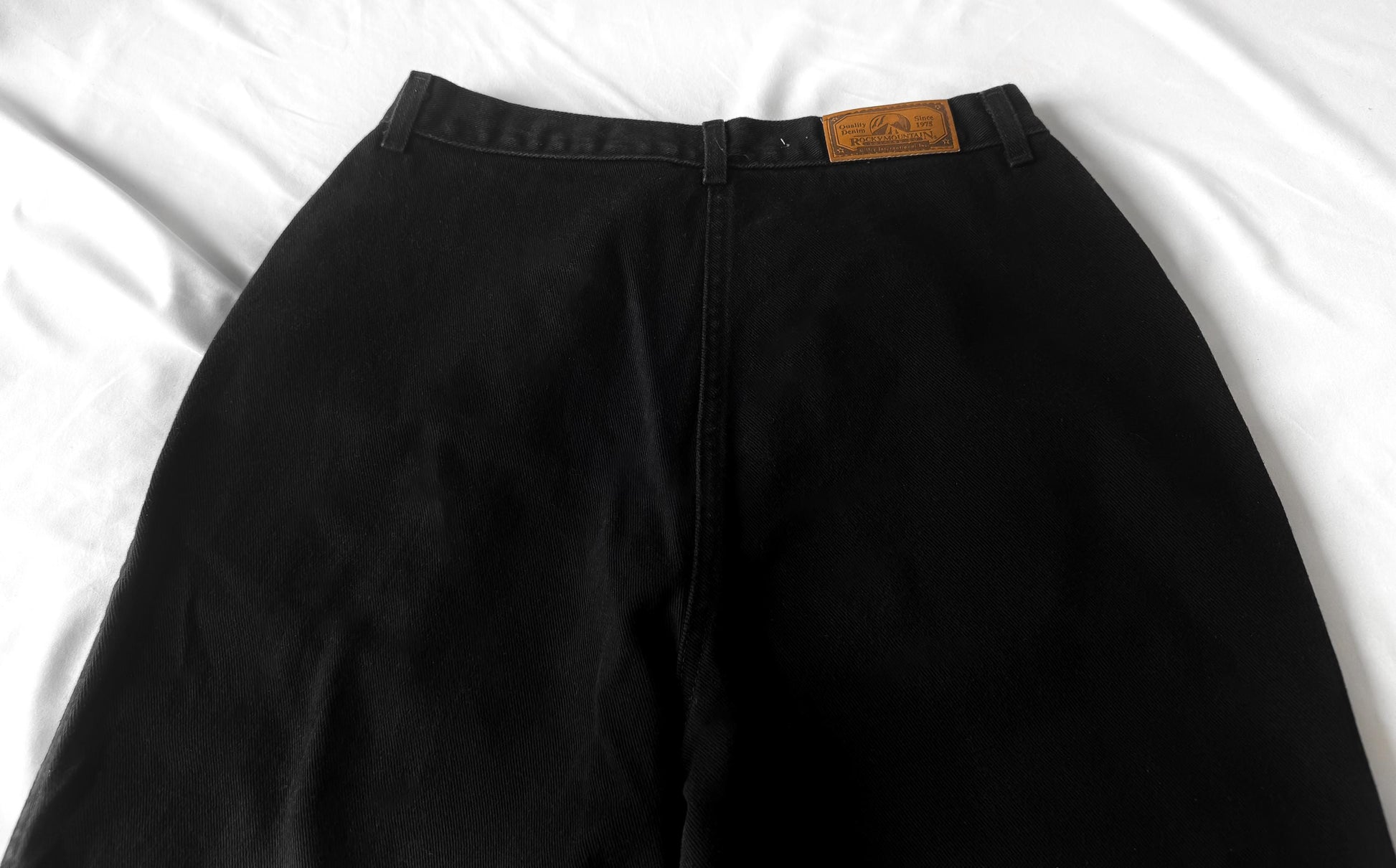 Vintage Rockies Black Tapered High Rise Jeans, Sz. 31" x 36", Vintage Western Style Jeans