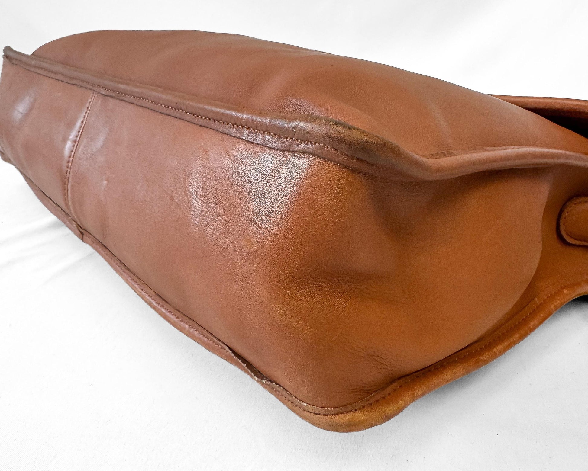 Vintage Coach British Tan Brown Lexington Leather Briefcase, Style 5265, Vintage Rare Collectors Coach Bag