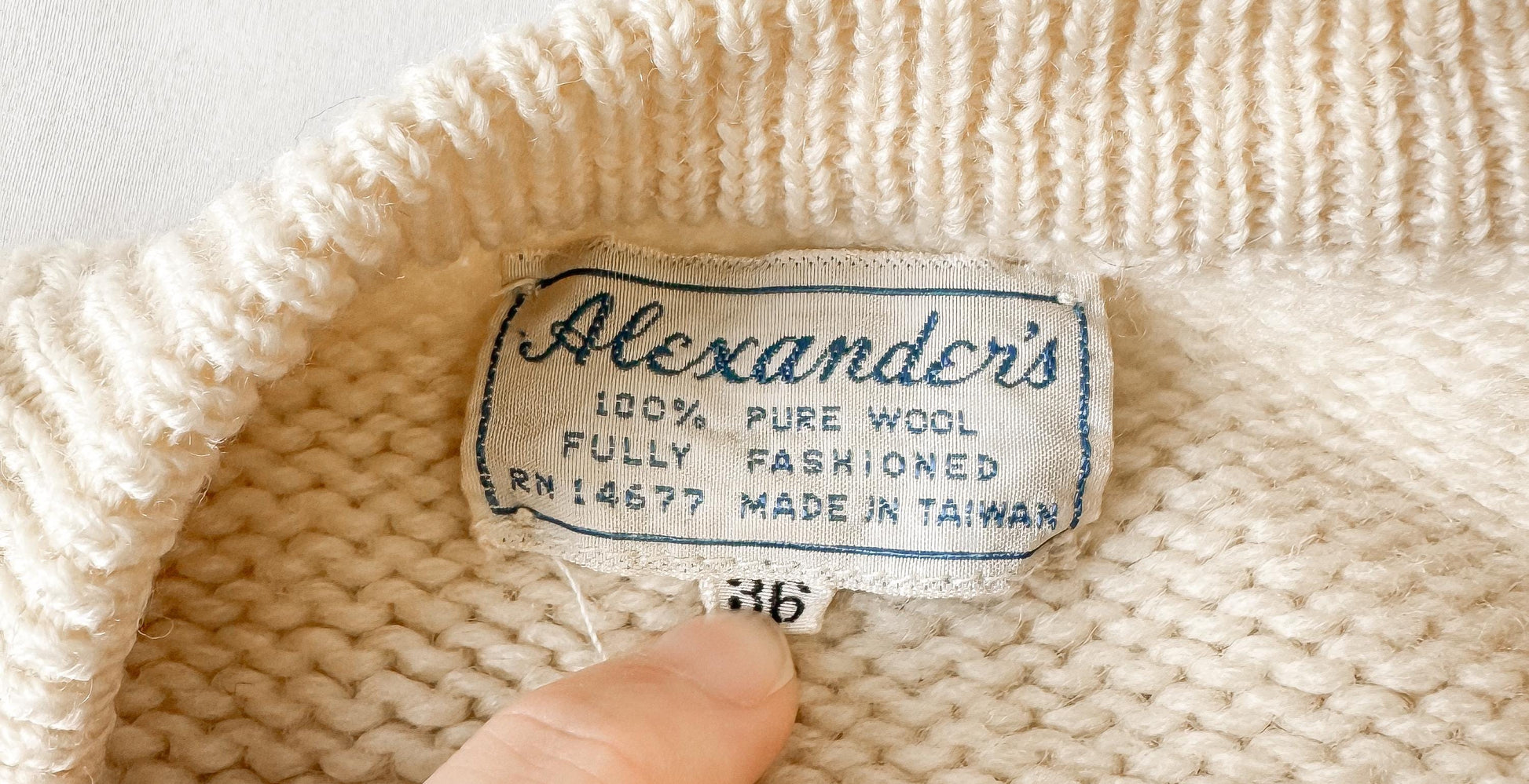 Vintage Cream Yellow Floral Wool Knit Button Up Wool Cardigan Sweater, Approx. Women's Sz. XS, Coquette Cottage Core Style Sweater