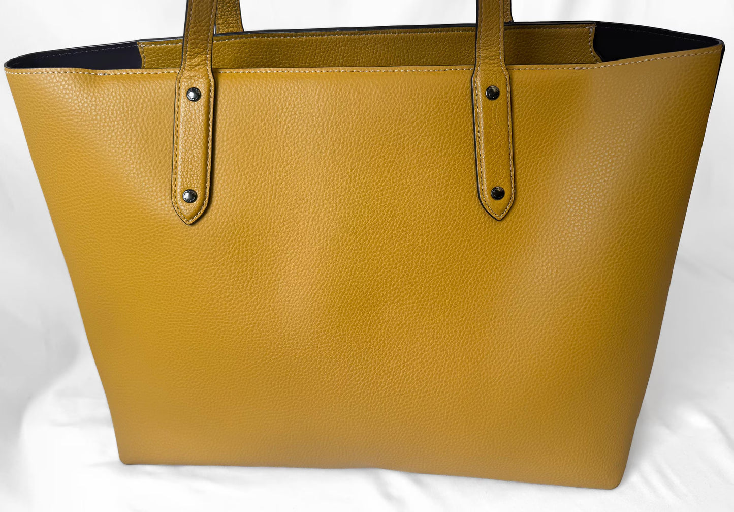 Coach x Disney Pluto Motif Mustard Yellow Central Tote Bag