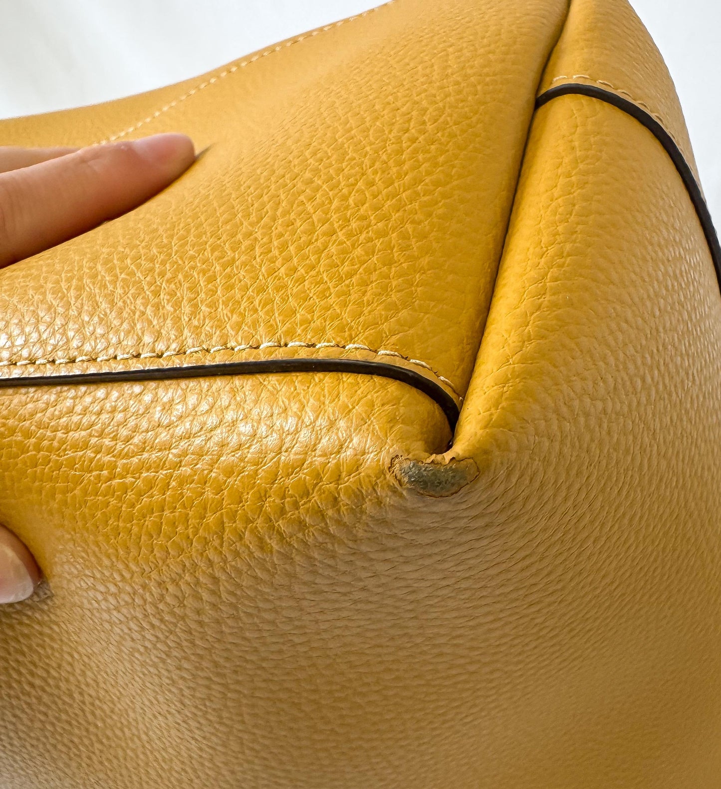 Coach x Disney Pluto Motif Mustard Yellow Central Tote Bag