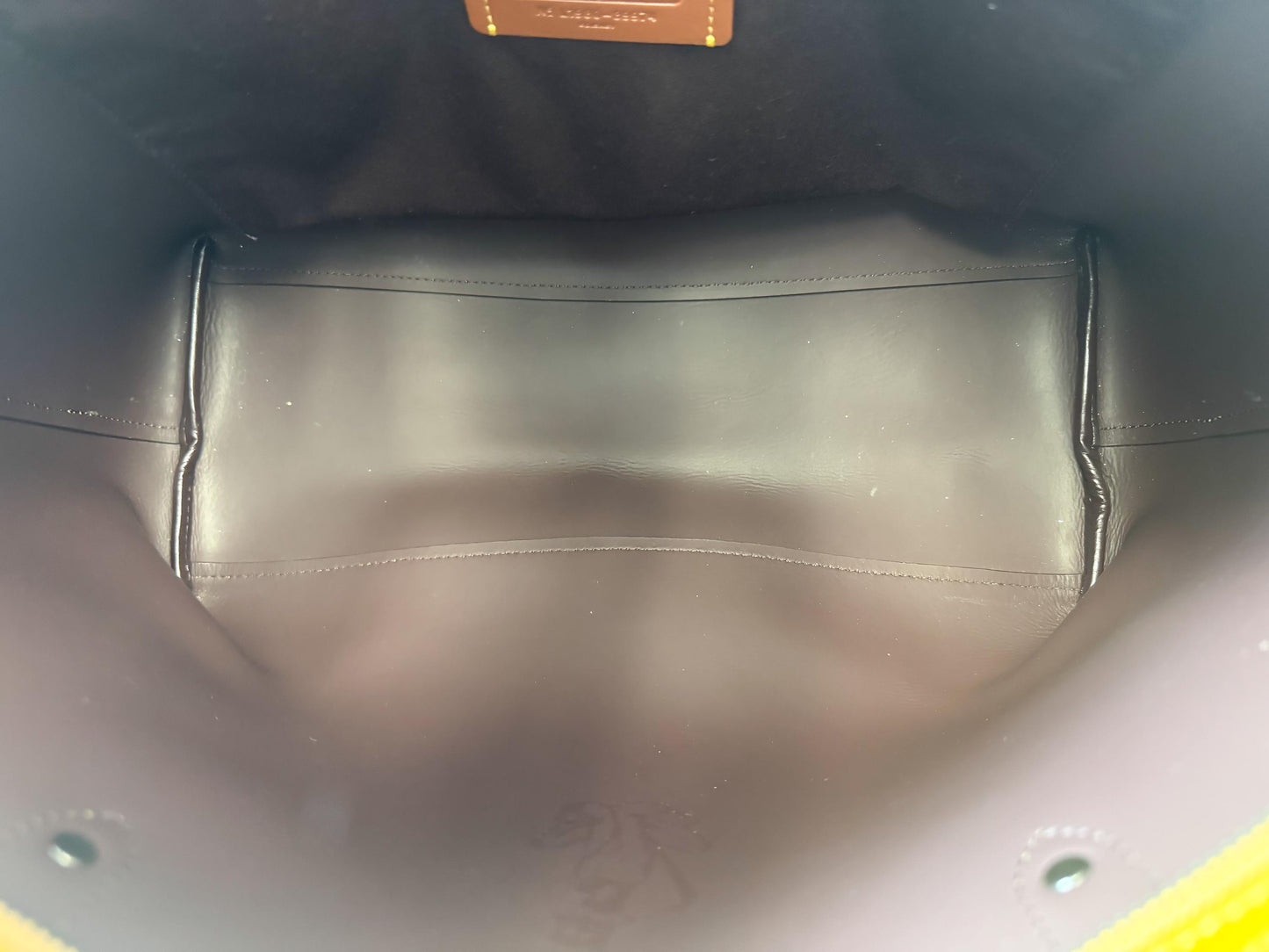 Coach x Disney Pluto Motif Mustard Yellow Central Tote Bag