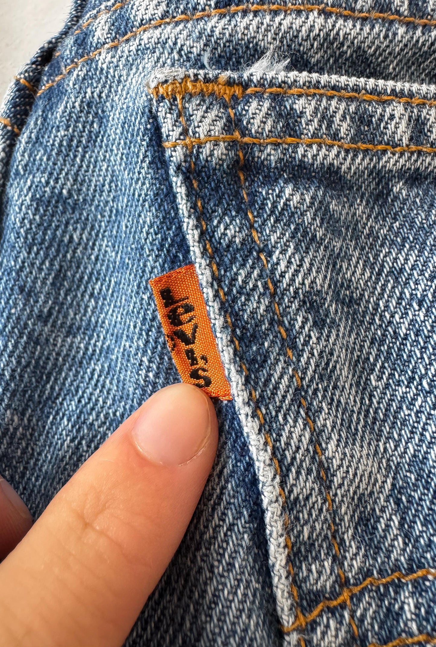 90s Levi's Orange Tab Medium Wash 921 Tapered Leg Mom Jeans, Size 29" x 30"