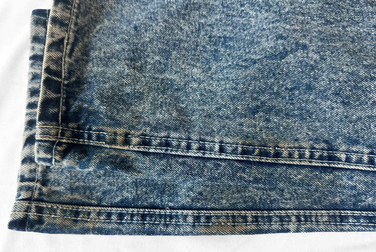 90s Wrangler Medium Acid Wash Men's Tapered Leg Jeans, Men's Sz. 36" x 32", Rare Vintage Western Jeans