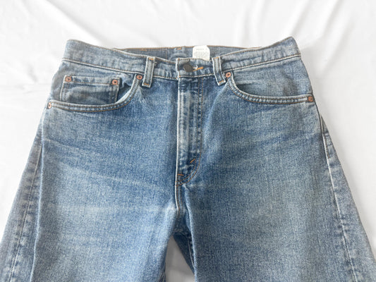 Vintage Levi's 505 Medium Wash Distressed Straight Leg Unisex Jeans, 32" x 32"