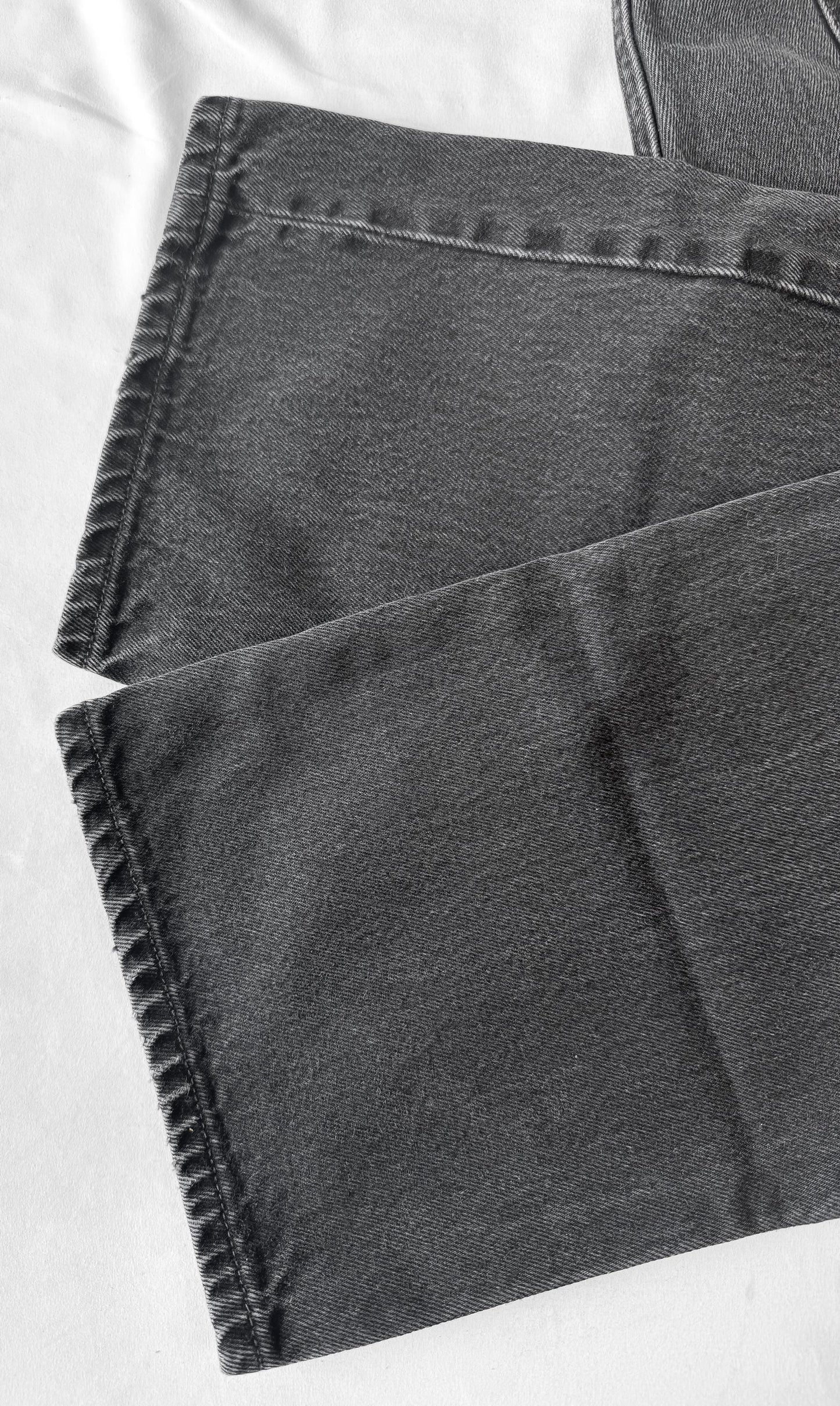 Vintage Levi's 505 Faded Washed Black Straight Leg Unisex Jeans, Sz. 34" x 29"