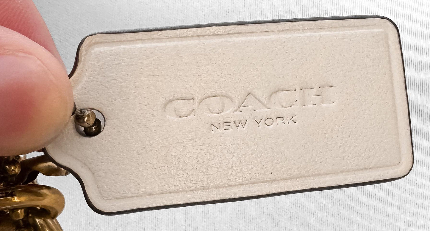 Modern Coach Bea Chalk White Leather Crossbody Bag, Style #CH802