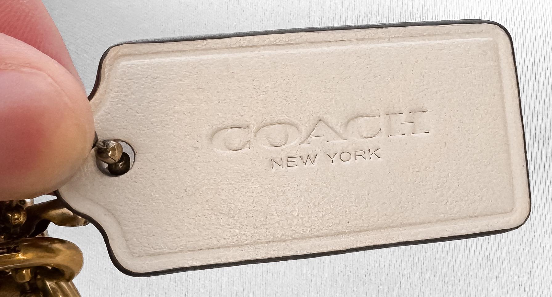 Modern Coach Bea Chalk White Leather Crossbody Bag, Style #CH802