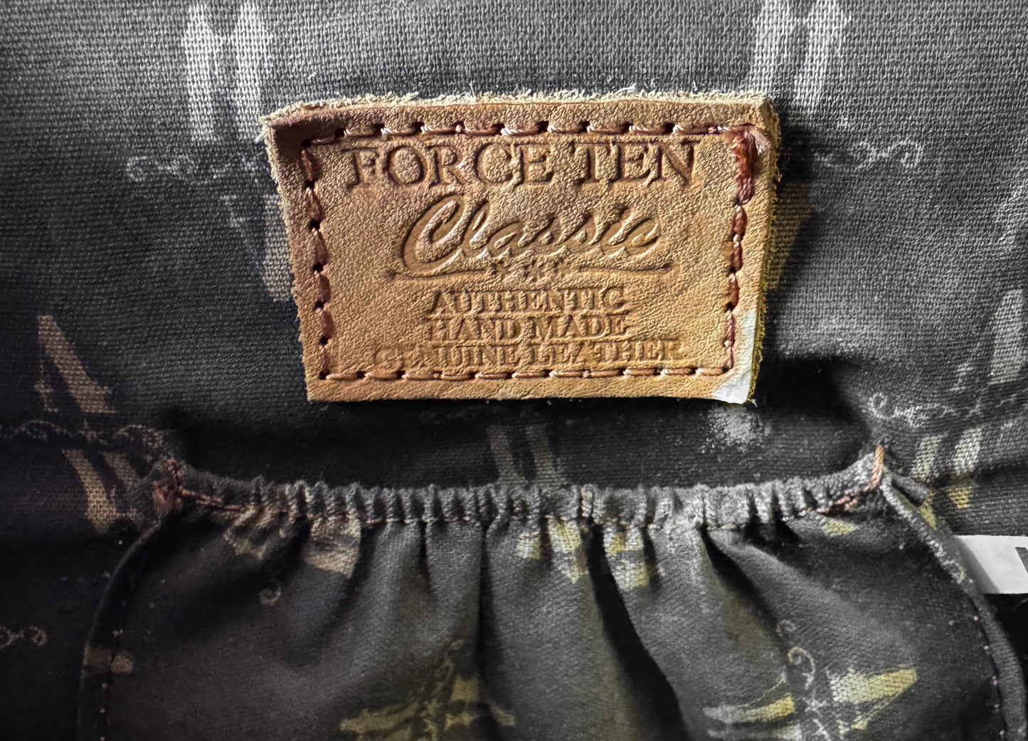 Vintage Force Ten Floral Tooled Leather Buckle Accent Top Handle Handbag with Detachable Crossbody Strap, Unique Western Boho Style Purse