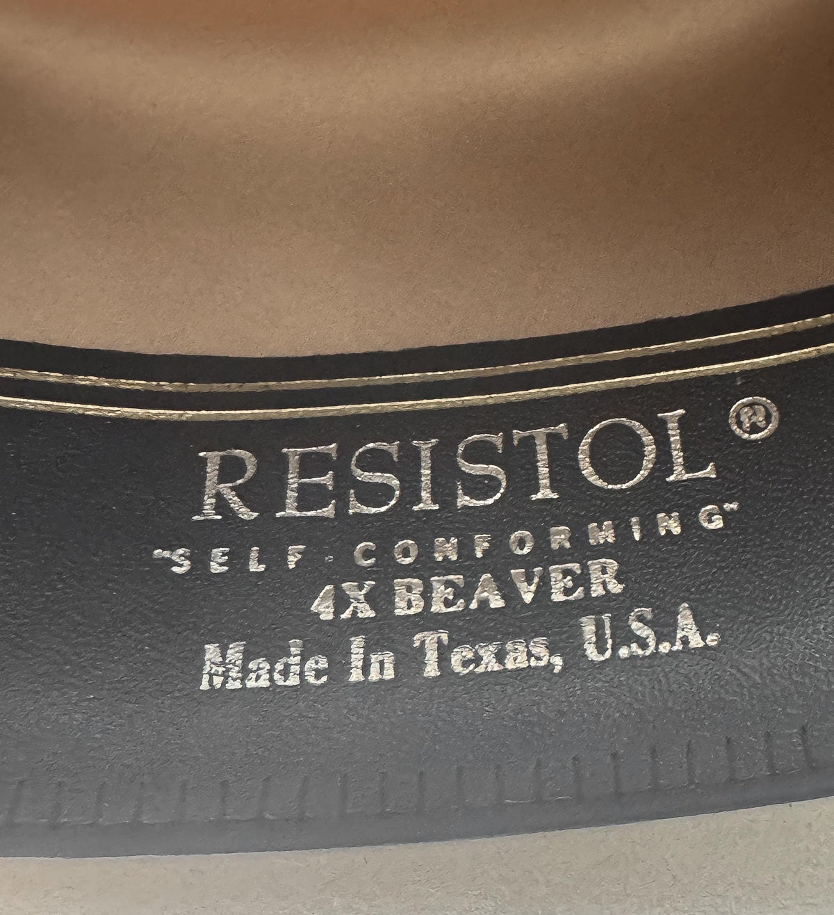 Vintage Resistol 4X Gray Beige Silverbelly Cattleman Western Cowboy Hat, Sz. 7 3/8
