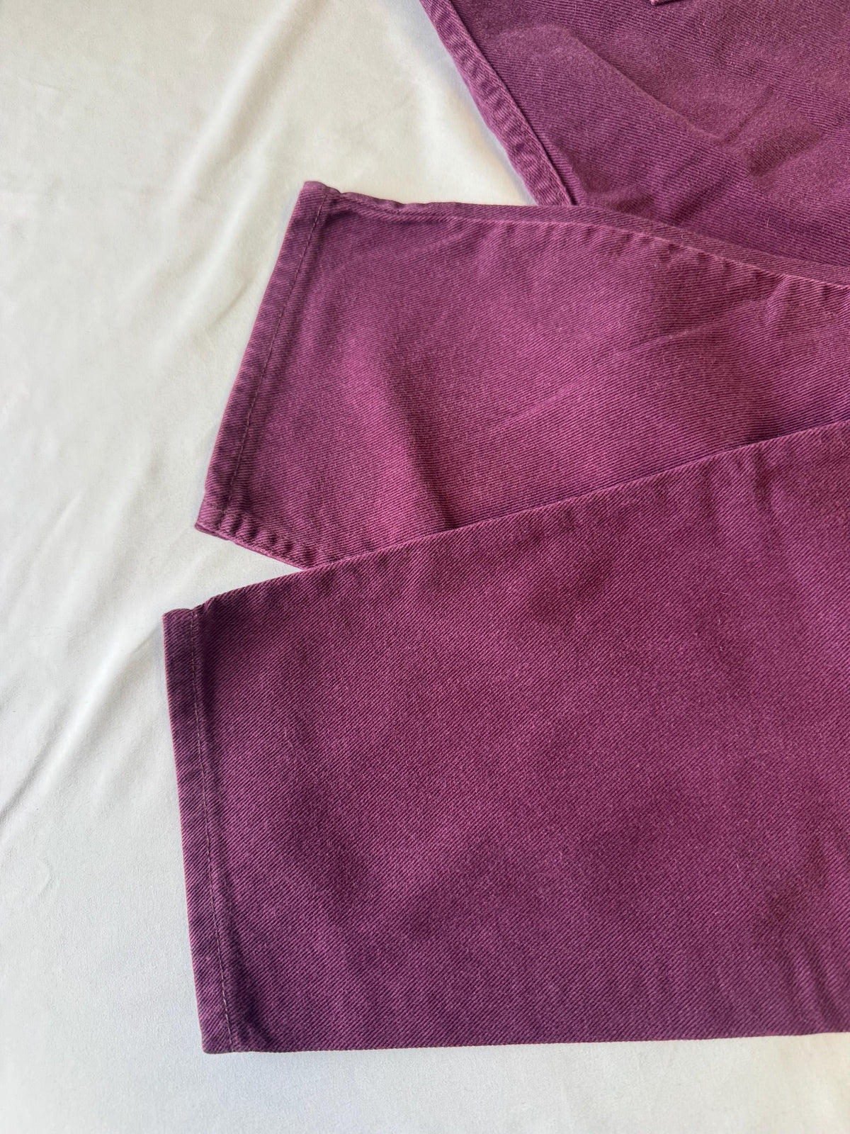 Vintage Gitano Wine Purple High Rise Relaxed Tapered Mom Jeans, Sz. 32" x 32"