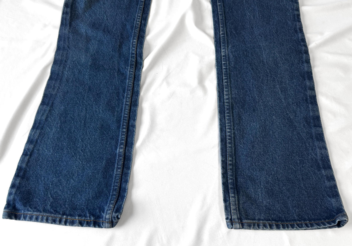 Vintage Orange Tab Levis 517 Medium Wash High Rise Bootcut Jeans, Sz. 29" x 32"